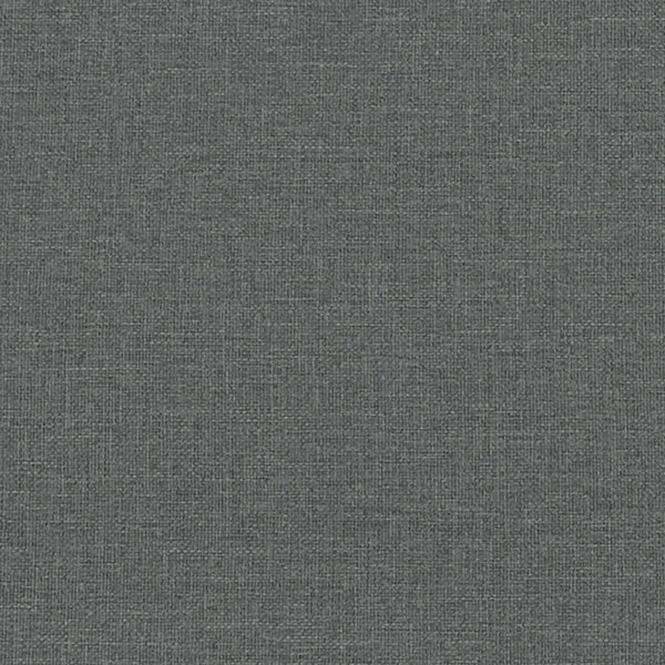 vidaXL Canapé 3 places en tissu gris foncé