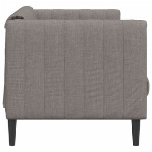 vidaXL Canapé à 3 places taupe en tissu