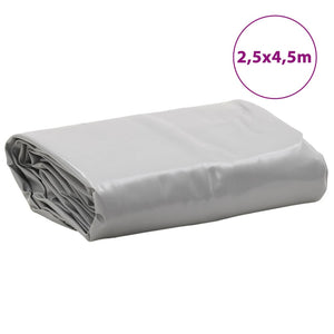 vidaXL Tarpaulin Grey 2.5x4.5 m 650 g/m²