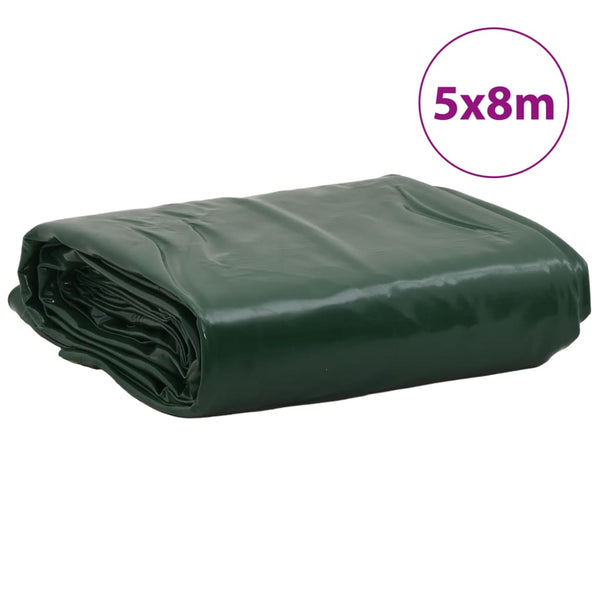 vidaXL Bâche Vert 5x8 m 650 g/m²