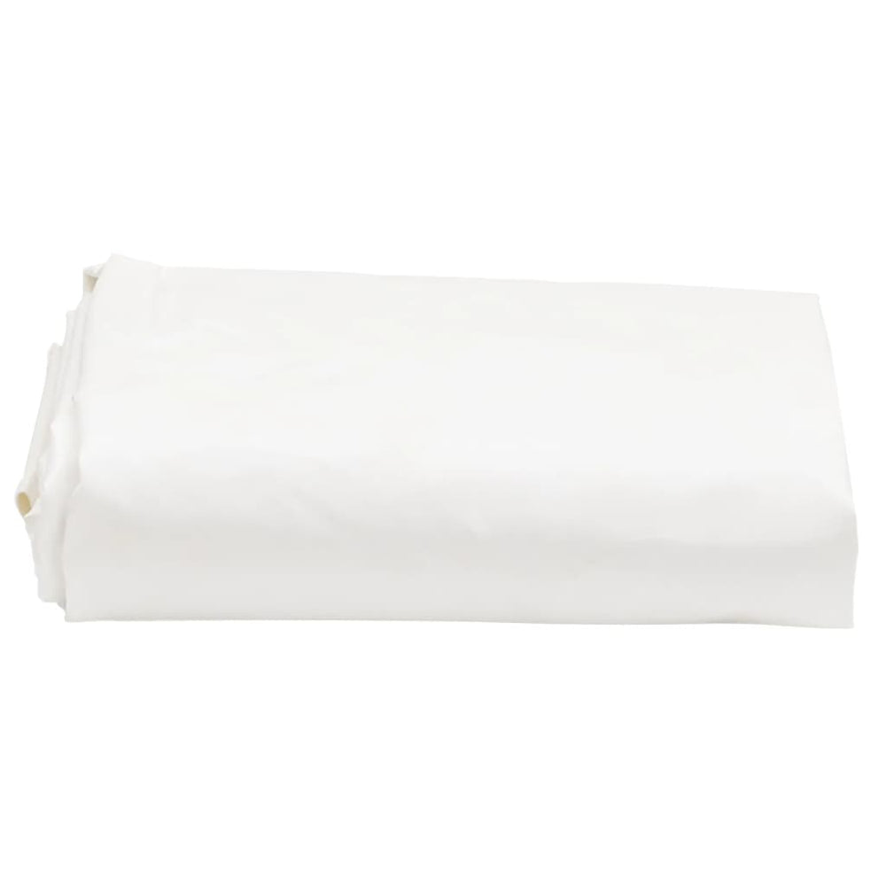 vidaXL Bâche blanche 1x2,5 m 650 g/m²