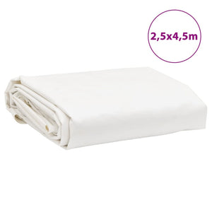 vidaXL Bâche Blanche 2,5x4,5 m 650 g/m²