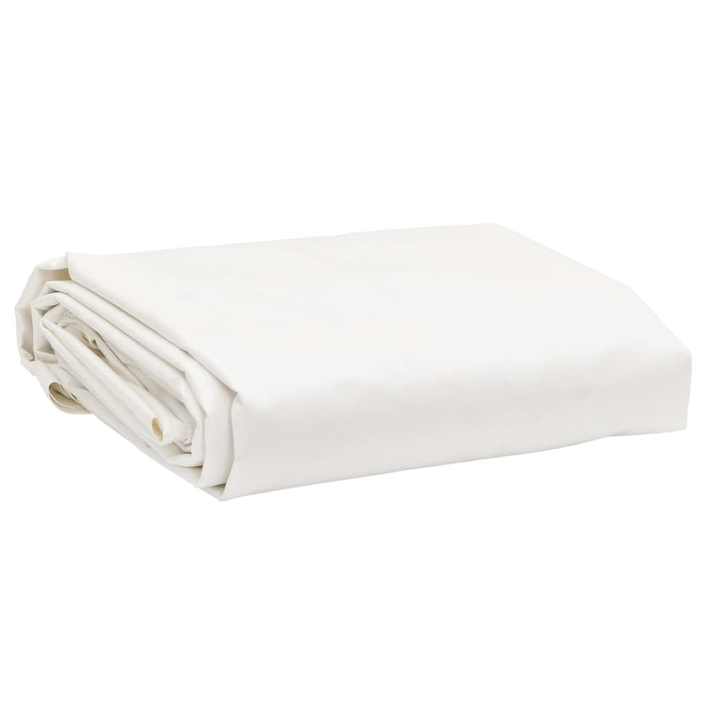 vidaXL Bâche blanche 5x5 m 650 g/m²