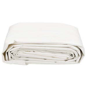 vidaXL Bâche blanche 5x5 m 650 g/m²
