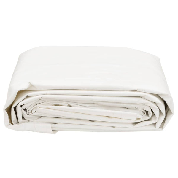 vidaXL Bâche blanche 5x5 m 650 g/m²