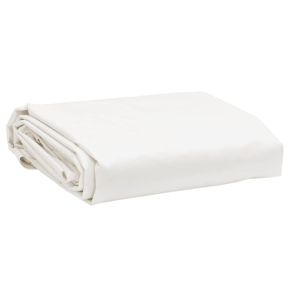 vidaXL Bâche blanche 5x6 m 650 g/m²