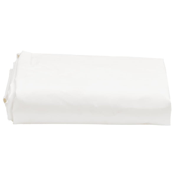 vidaXL Bâche blanche 5x6 m 650 g/m²