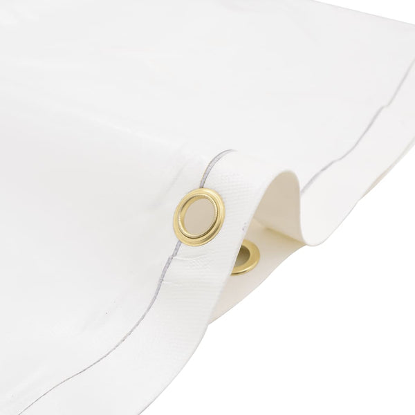 vidaXL Bâche blanche 5x6 m 650 g/m²