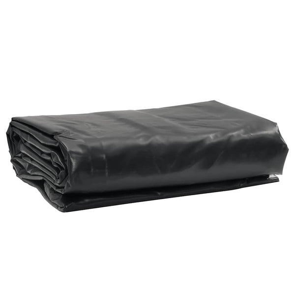 vidaXL Bâche de protection noire 1 x 2,5 m 650 g/m²