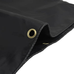 vidaXL Bâche de protection noire 1 x 2,5 m 650 g/m²