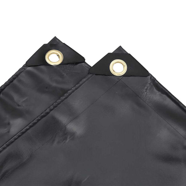 vidaXL Bâche de protection noire 1 x 2,5 m 650 g/m²