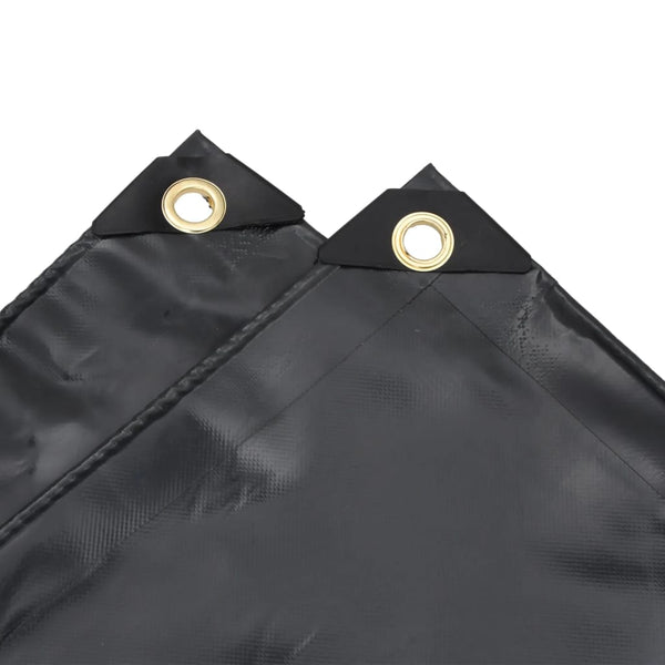 vidaXL Bâche noire 1,5x2 m 650 g/m²