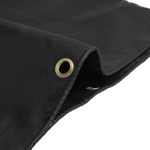 vidaXL Bâche de protection noire 2,5x4,5 m 650 g/m²