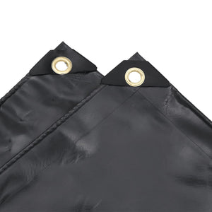 vidaXL Bâche de protection noire 2,5x4,5 m 650 g/m²