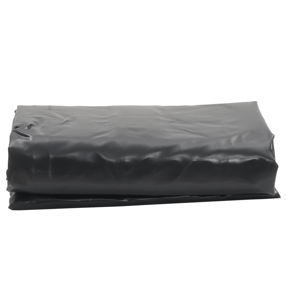 vidaXL Bâche de protection noire 5x5 m 650 g/m²