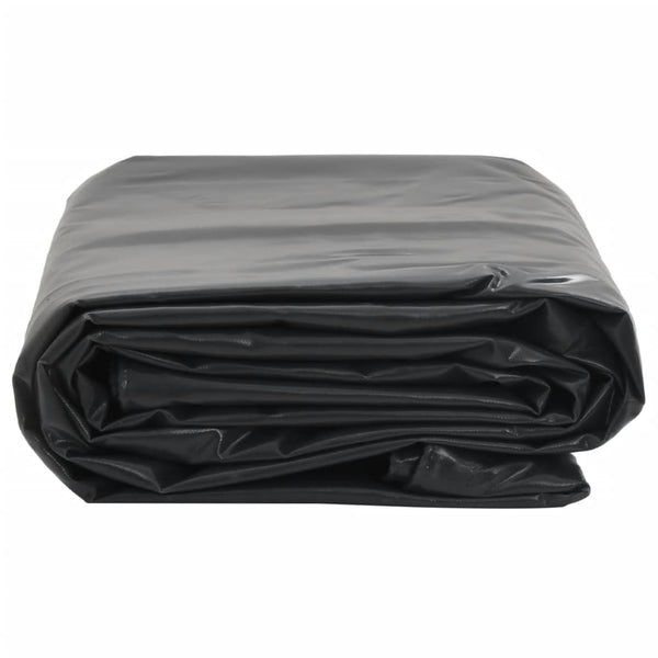 vidaXL Bâche noire 5x8 m 650 g/m²