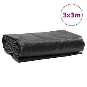 vidaXL Bâche anthracite 3x3 m 650 g/m²