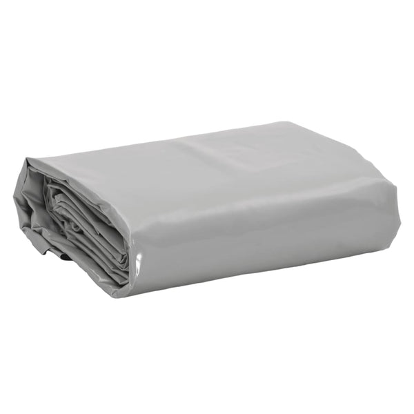 vidaXL Bâche Gris 2,5x4,5 m 650 g/m²