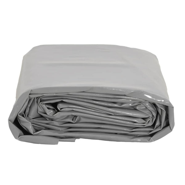 vidaXL Bâche Gris 2,5x4,5 m 650 g/m²