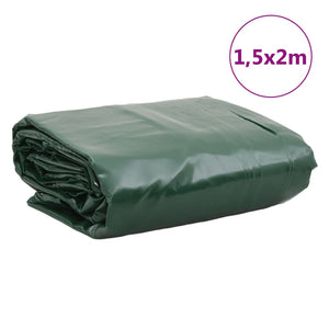 vidaXL Bâche Vert 1,5x2 m 650 g/m²