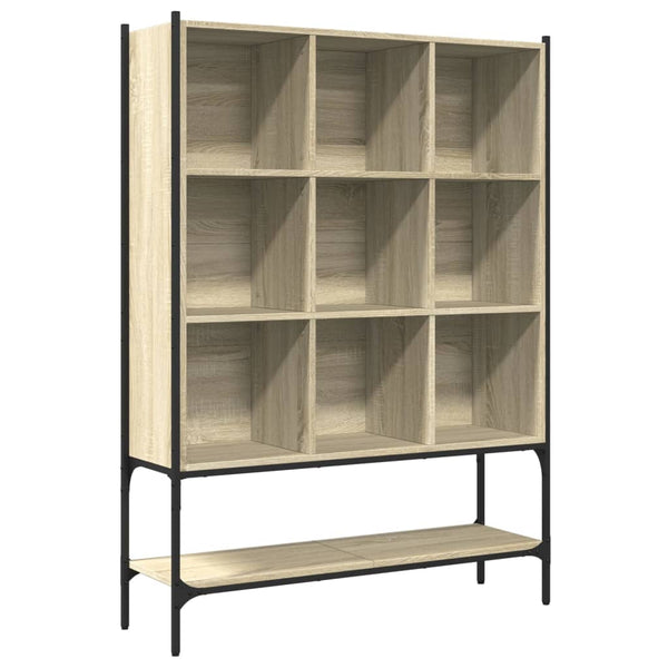 vidaXL Étagère à livres chêne Sonoma 102x30x141,5 cm, bois d'ingénierie