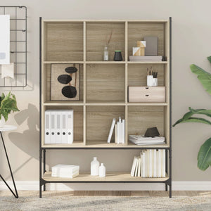 vidaXL Étagère à livres chêne Sonoma 102x30x141,5 cm, bois d'ingénierie