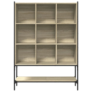 vidaXL Étagère à livres chêne Sonoma 102x30x141,5 cm, bois d'ingénierie
