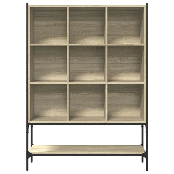 vidaXL Étagère à livres chêne Sonoma 102x30x141,5 cm, bois d'ingénierie