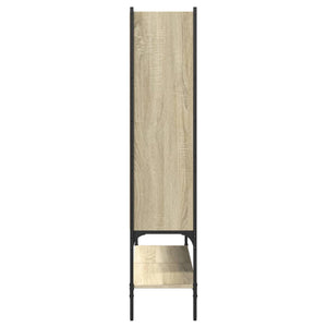 vidaXL Étagère à livres chêne Sonoma 102x30x141,5 cm, bois d'ingénierie