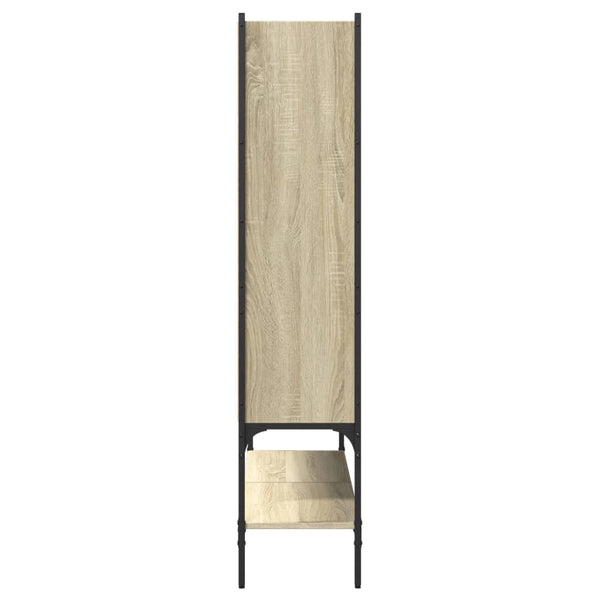 vidaXL Étagère à livres chêne Sonoma 102x30x141,5 cm, bois d'ingénierie