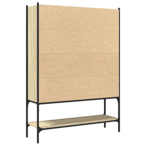 vidaXL Étagère à livres chêne Sonoma 102x30x141,5 cm, bois d'ingénierie