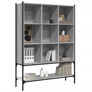 vidaXL Bibliothèque gris Sonoma 102x30x141,5 cm bois d'ingénierie