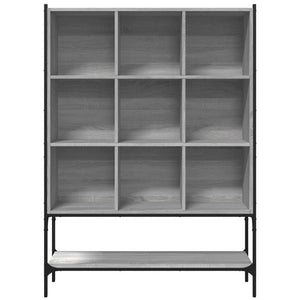 vidaXL Bibliothèque gris Sonoma 102x30x141,5 cm bois d'ingénierie