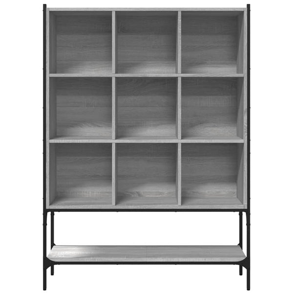 vidaXL Bibliothèque gris Sonoma 102x30x141,5 cm bois d'ingénierie
