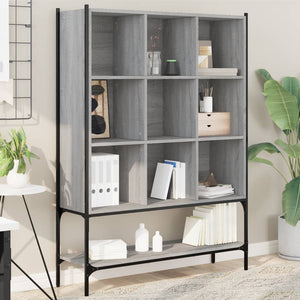 vidaXL Bibliothèque gris Sonoma 102x30x141,5 cm bois d'ingénierie