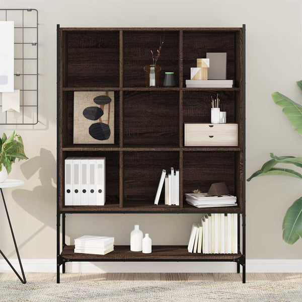 Bücherregal Braun Eichenoptik 102cm