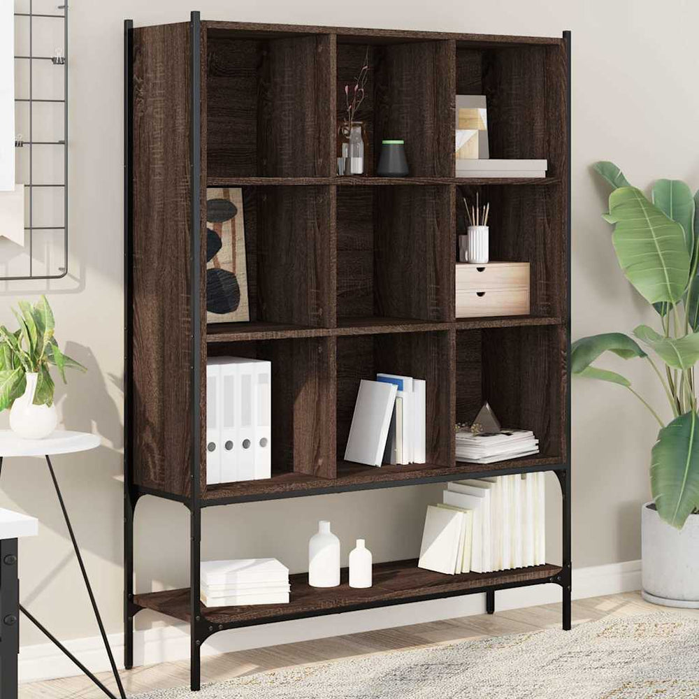Bücherregal Braun Eichenoptik 102cm