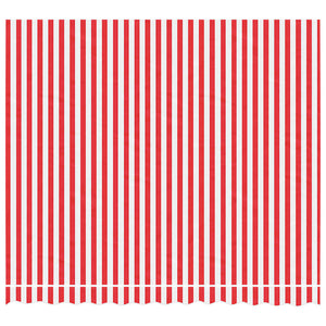 Markisenbespannung Rot-Weiß Gestreift 3x2,5m