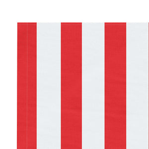 Markisenstoff Rot/Weiß 4x3 m