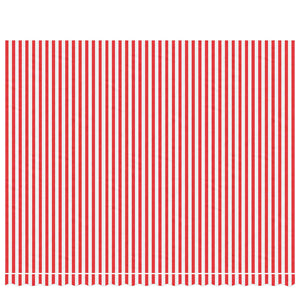 Markisenbespannung Rot-Weiß Gestreift 4,5x3,5m