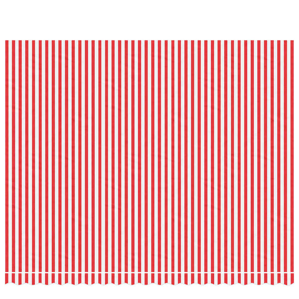 Markisenbespannung Rot-Weiß Gestreift 4,5x3,5m