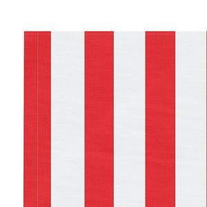 Markisenbespannung Rot/Weiß 6x3 m