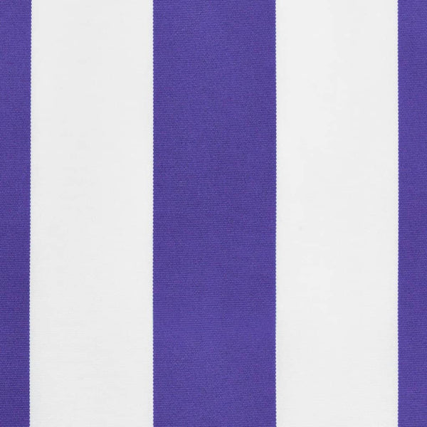 Markisenvolant Blau/Weiss Gestreift 4,5 m