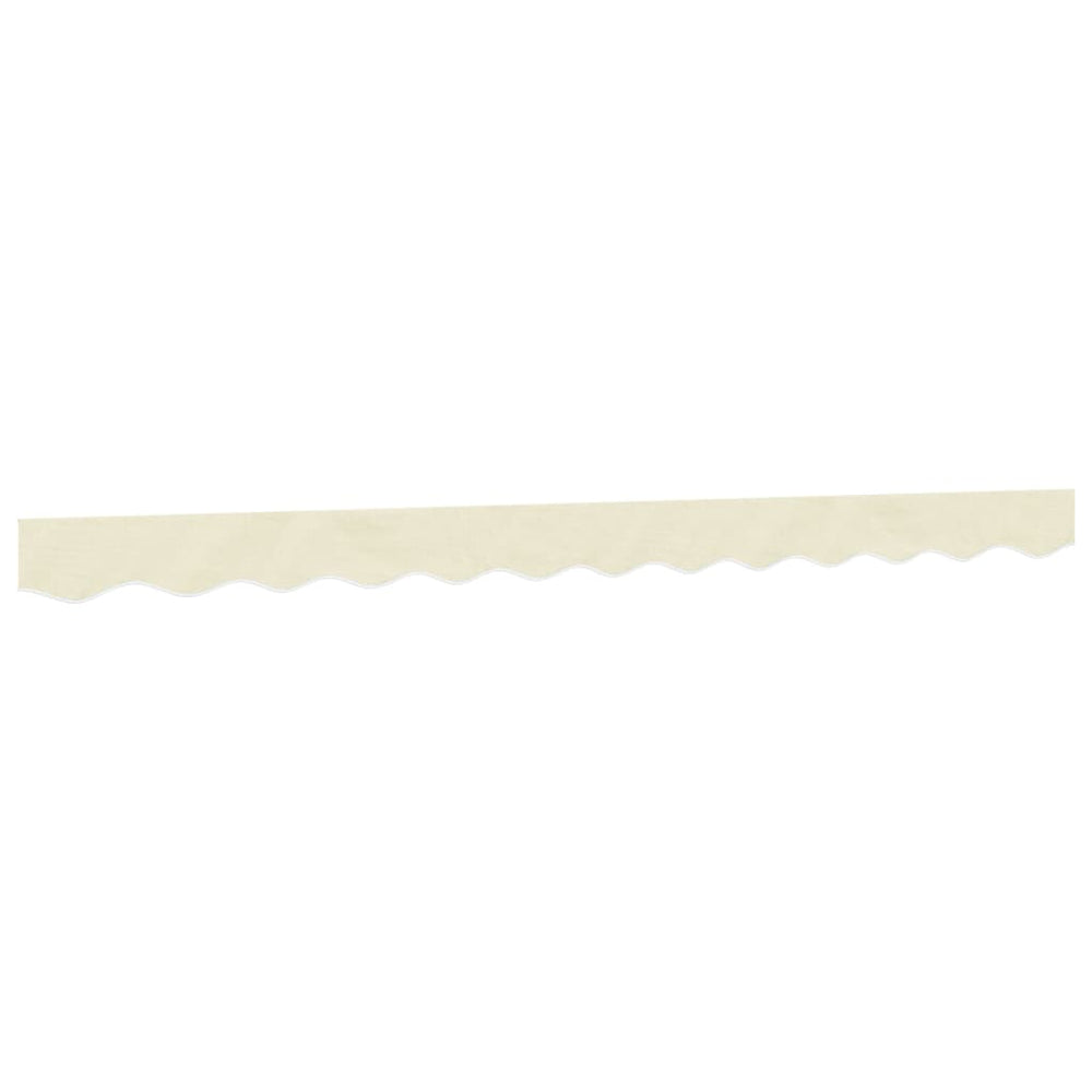 Markisenvolant Creme Gestreift 3m