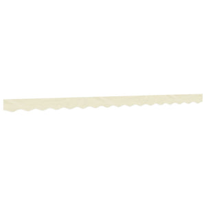 Markisenvolant Creme Gestreift 4 m