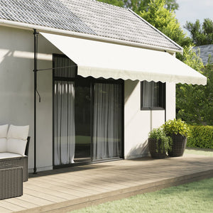 Markisenvolant Creme Gestreift 4 m