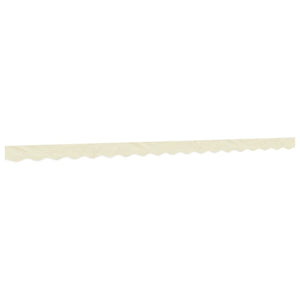 Markisenvolant Creme Gestreift 4,5 m