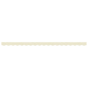 Markisenvolant Creme Gestreift 4,5 m