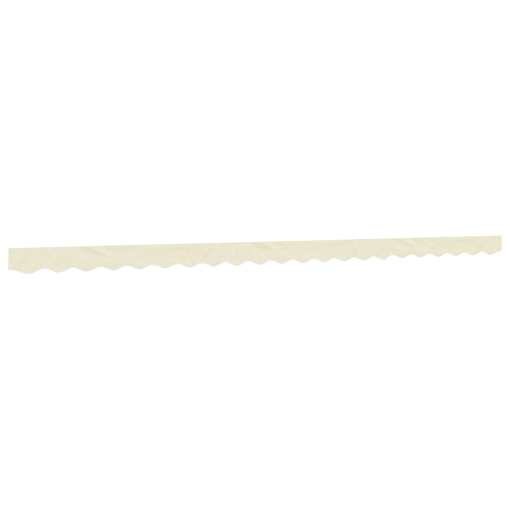 Markisenvolant Creme Gestreift 5m