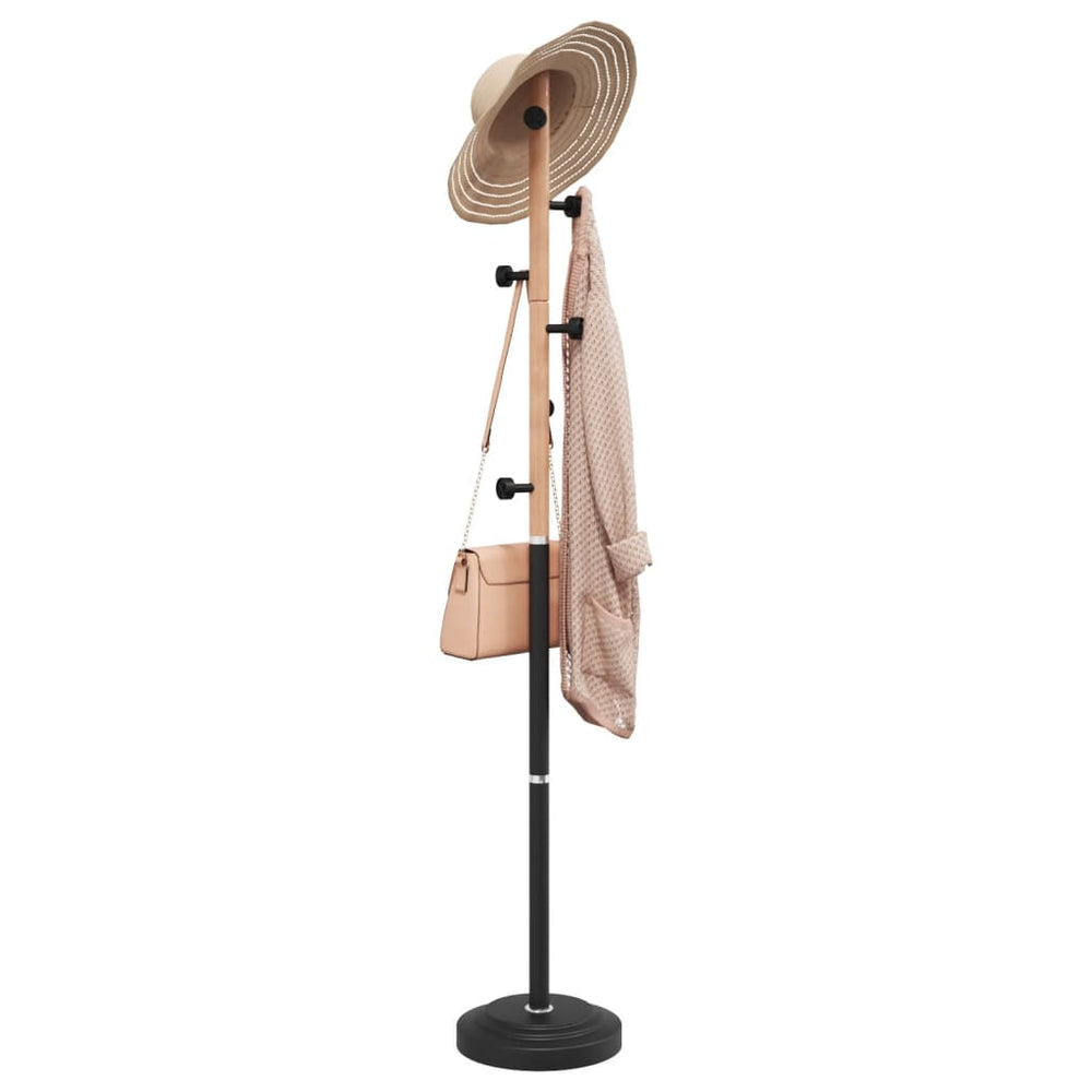 Schwarzer Garderobenständer 177 cm